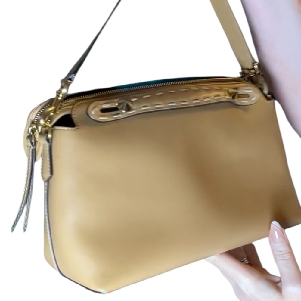 Fendi By The Way Medium Logo Python-Trim Leather … - image 4